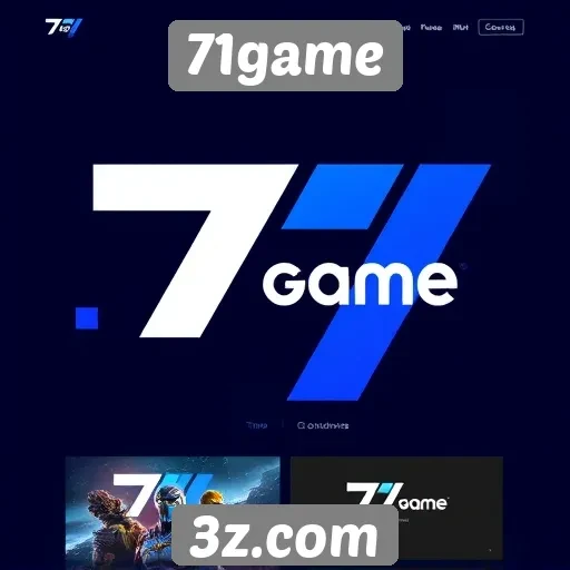 Evolução do design visual no site 71game